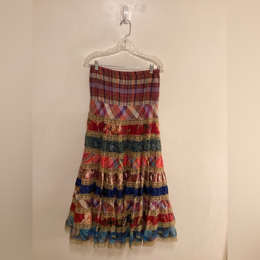 Koos Van Den Akker Multi-Colored Skirt